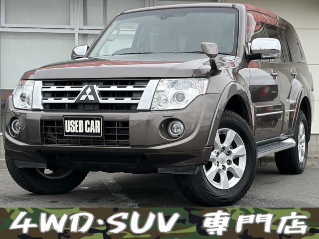パジェロ 3.0 ロング エクシード 4WD ナビ TV Bカメラ ETC 記録簿 クルコン HID