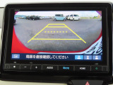 リアワイドカメラシステム!従来の視野に加えて、後方側方を約180&deg;まで見えるワイドビューと、後方を真上から見たような視野で駐車時などに便利なトップダウンビューの3つの視野があります!