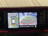 見えづらい車体後方部を映像で映し出してしっかりサポート!難しいバック駐車も安心です♪