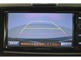 バックモニター付き。駐車時の後方確認にとても便利です