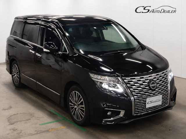 エルグランド 3.5 VIP 10型ナビ サンルーフ 黒本革 ワンオーナー