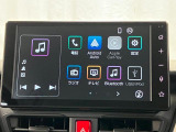【9インチスマホ連携ディスプレイオーディオ】 対応しているスマホアプリを大画面で使えます!フルセグテレビやラジオの視聴、Bluetooth接続による音楽鑑賞、ハンズフリー通話なども利用可能です。