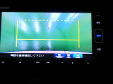 バックカメラの画像です。ガイドラインがスムースな車庫入れをサポートいたします。車庫入れの安心感がアップしますね。