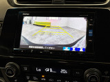 バックカメラの画像です。車庫入れの安心感がアップしますね☆