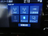 【Bluetooth機能付き】・・・ハンズフリー機能とスマートフォンにインストール済の音楽を聴くことができます。
