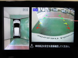 アラウンドビューモニターで車庫入れも空から見ている様に駐車できラクラクです。