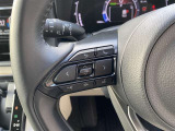 ステアリングスイッチで操作可能です。
