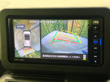 【パノラマモニター】専用のカメラにより、上から見下ろしたような視点で360度クルマの周囲を確認することができます☆死角部分も確認しやすく、狭い場所での切り返しや駐車もスムーズに行えます。