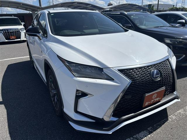 RX 450h Fスポーツ 4WD 禁煙車 赤革シート 純正12.3インチナビ