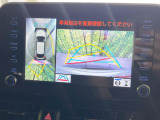 【パノラミックビューモニター】専用のカメラにより、上から見下ろしたような視点で360度クルマの周囲を確認することができます☆死角部分も確認しやすく、狭い場所での切り返しや駐車もスムーズに行えます。