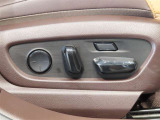 パワーシート搭載。微妙な調整が手軽にでき、ピッタリの最適なポジションで運転することが可能です。