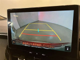 バックギアに入れると、このように後方が映し出されます!最終確認はご自身の目と耳で必ず行ってください!安全第一で!