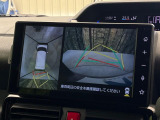 【パノラマモニター】専用のカメラにより、上から見下ろしたような視点で360度クルマの周囲を確認することができます☆死角部分も確認しやすく、狭い場所での切り返しや駐車もスムーズに行えます。