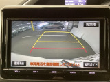 バックモニター付きで、車庫入れやバック時の後方確認をサポート。