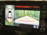 【パノラミックビューモニター】専用のカメラにより、上から見下ろしたような視点で360度クルマの周囲を確認することができます☆死角部分も確認しやすく、狭い場所での切り返しや駐車もスムーズに行えます。