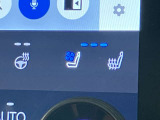 エアシート&ヒーターのスイッチはナビ画面下に配置です。