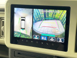 【全方位モニター用カメラ】専用のカメラにより、上から見下ろしたような視点で360度クルマの周囲を確認することができます☆死角部分も確認しやすく、狭い場所での切り返しや駐車もスムーズに行えます。