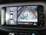 アラウンドビューモニターが駐車をアシスト☆4つの高解像度カメラで車の周囲を撮影。ミニバン、SUVなどの死角の駐停車も驚く程楽です!バックカメラは、車庫入れの時は勿論、後方の安全確認もできて安心です♪