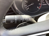 ワイパーレバーはAUTOにするとレバー内に組み込まれたLEDが点灯し、識別しやすくなっています♪
