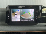 アラウンドビューモニター装備で、バックや縦列駐車の際に上から見た映像があなたをサポート!