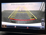 ●ガイドライン付きバックカメラ:不安な駐車もこれで安心!ガイドライン付きなので狭い箇所での駐車もラクラクです!