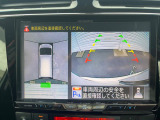 【アラウンドビューモニター】専用のカメラにより、上から見下ろしたような視点で360度クルマの周囲を確認することができます☆死角部分も確認しやすく、狭い場所での切り返しや駐車もスムーズに行えます。
