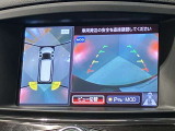 【アラウンドビューモニター】車を上から見下ろしているかのような映像で周囲の状況がひと目で確認、狭い駐車場に駐車するときも安心です♪