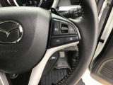 クルーズコントロールを装備。アクセルやブレーキを操作しなくても、自動で先行車との車間距離を保ち追従走行できます。長距離や高速道路を運転する際に、ドライバーへの負担を軽減します。