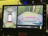 【パノラマモニター】専用のカメラにより、上から見下ろしたような視点で360度クルマの周囲を確認することができます☆死角部分も確認しやすく、狭い場所での切り返しや駐車もスムーズに行えます。