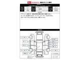 出庫時の車両状態シートです。写真に写りきらない凹み等を確認できます。