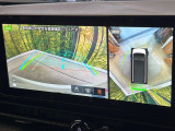 【アラウンドビューモニター】専用のカメラにより、上から見下ろしたような視点で360度クルマの周囲を確認することができます☆死角部分も確認しやすく、狭い場所での切り返しや駐車もスムーズに行えます。