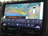 【パノラミックビューモニター】専用のカメラにより、上から見下ろしたような視点で360度クルマの周囲を確認することができます☆死角部分も確認しやすく、狭い場所での切り返しや駐車もスムーズに行えます。