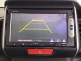 便利な3ビュー切り替え、ガイド線表示付きのバックカメラです。後退時、後方の視界をサポートします