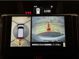 真上から見下ろしたような視点で車とその周囲を確認出来る画面と、車両後方を映し出すバックモニター画面の2つを表示してくれます。