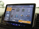 オーディオソース選択画面です。Bluetoothオーディオをご利用いただけます。