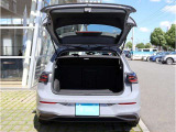 大きな開放型のラゲージスペース。