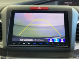 便利な3ビュー切り替え、ガイド線表示付きのバックカメラです。後退時、後方の視界をサポートします