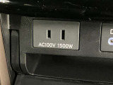 災害時の停電でもアルファードから電気が摂れます。不安な時代の安心人気装備です。