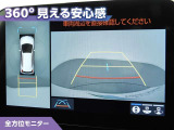 フロントモニター・サイドモニター・バックモニターを使用し、車を上から見たような映像で駐車が出来ます!