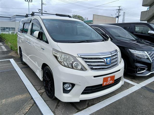 アルファードハイブリッド 2.4 SR 4WD 禁煙車 純正ナビ 後席フリップダウン