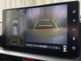 【パノラミックビューモニター】真上から見下ろしたような視点で確認できるバックカメラ搭載!死角も見やすく駐車もラクラクです!