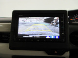 バックカメラの画像です。ガイドラインがスムースな車庫入れをサポートいたします!車庫入れの安心感がアップしますね☆