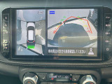 【アラウンドビューモニター】空から見下ろしているような視点で周囲を確認できます。スムースな駐車をサポートします♪