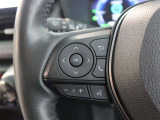 ステアリングスイッチ付き。前方から目を離すことなく操作することが可能です。