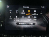 ■地デジTV/AM/FM/交通情報/USB1(タイプC)/USB2(タイプA)/Bluetoothオーディオ/Apple-CarPlay/Android-Auto/HDMI。様々なソースでお楽しみいただけます。