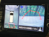 【アラウンドビューモニター】専用のカメラにより、上から見下ろしたような視点で360度クルマの周囲を確認することができます☆死角部分も確認しやすく、狭い場所での切り返しや駐車もスムーズに行えます。