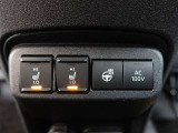 非常時やキャンプなどに役立つAC100Vコンセント付きです。