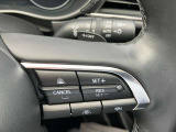 全車速追従機能付(MRCC)アクセルを離しても前方の車に合わせて走行ができます。