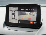 360&deg;ビューモニターを搭載しています。コーナーセンサーと合せてお使いいただくことで、安全、安心にお車の取り回しを行っていただけます。