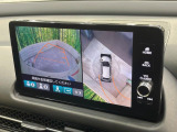 【全周囲カメラ】専用のカメラにより、上から見下ろしたような視点で360度クルマの周囲を確認することができます☆死角部分も確認しやすく、狭い場所での切り返しや駐車もスムーズに行えます。